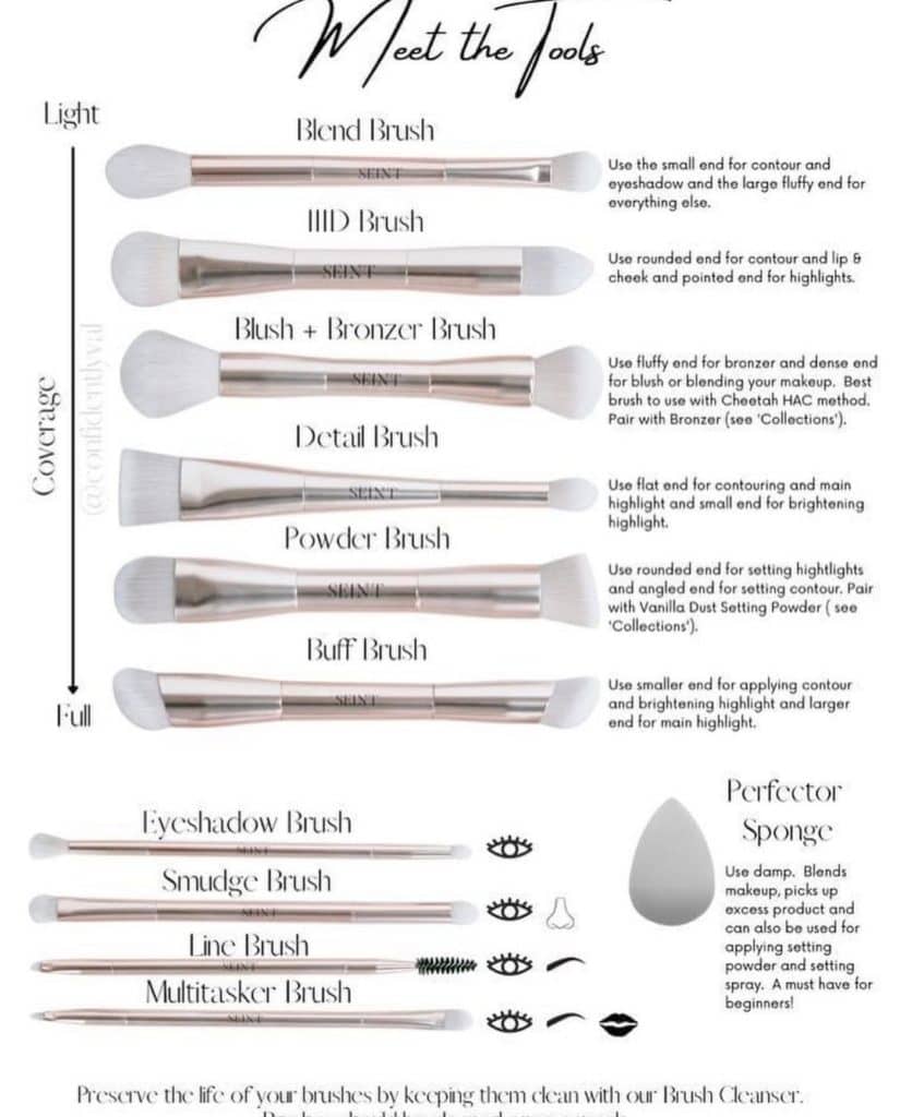 Seint makeup brushes tools