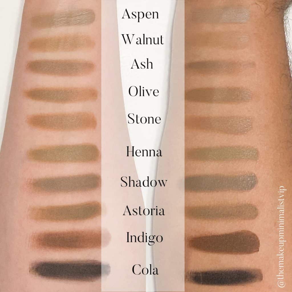 contour swatches