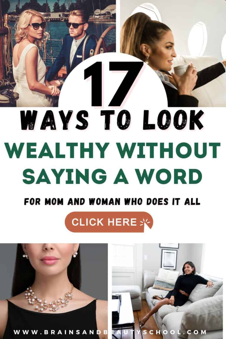 what makes a woman look wealthy